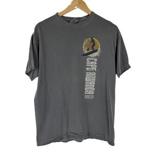 Comfort Colors Cape Kiwanda Pacific City Oregon Surf Graphic T-Shirt Mens Gray